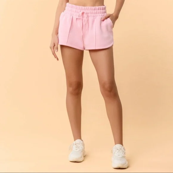 Blogilates Women's Marshmallow Dolphin Shorts - Pink M - Picture 1 of 16